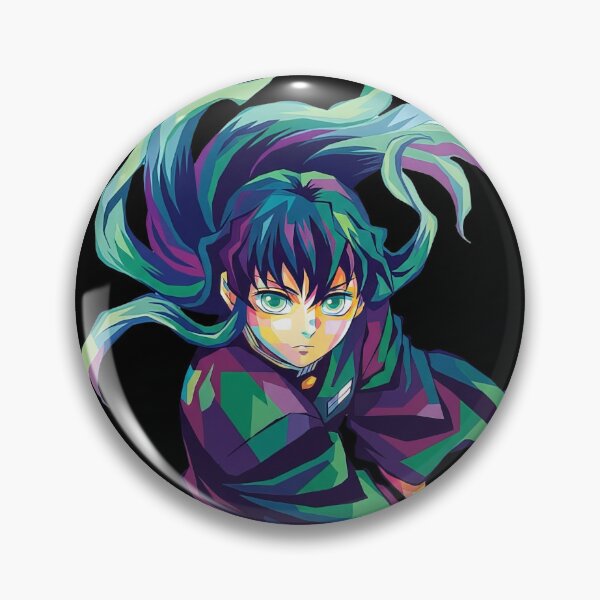Item preview, Demon Slayer Muichiro Tokito Pop Art designed and sold by sandrahofer-art.