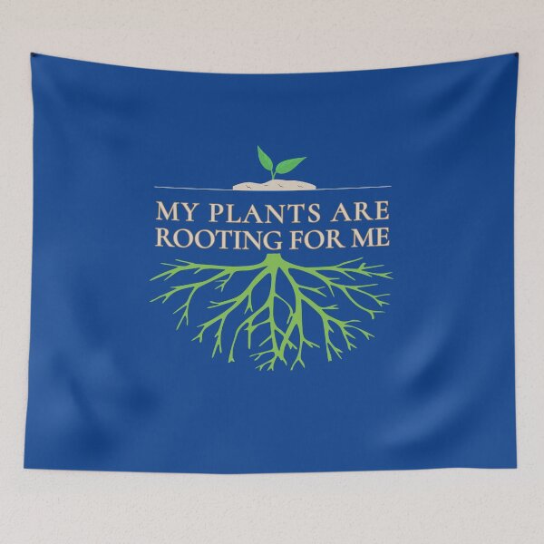 Item preview, My Plants Are Rooting For Me - Funny Plant Lover Botanical Roots Design designed and sold by DONT ASK CLUB.
