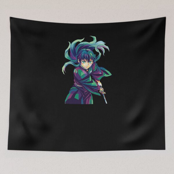 Item preview, Demon Slayer Muichiro Tokito Pop Art designed and sold by sandrahofer-art.
