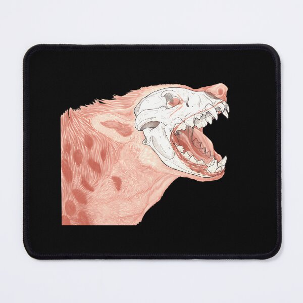 Item preview, Red Abstract Snapping Hyena Graphic Art designed and sold by icbgllgpl.