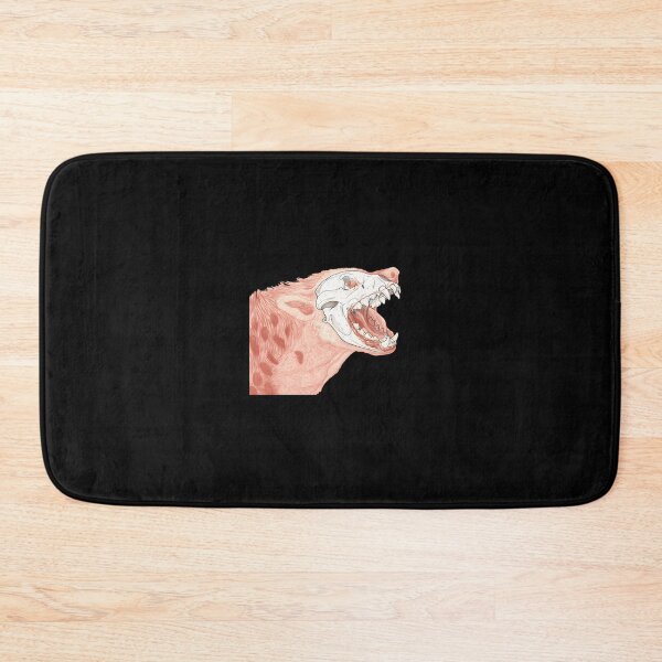 Item preview, Red Abstract Snapping Hyena Graphic Art designed and sold by icbgllgpl.