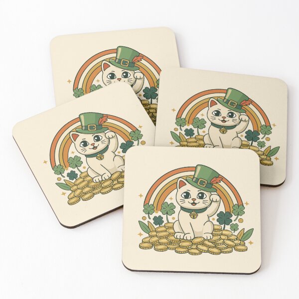 Item preview, Retro Pot of Gold & Rainbow – Lucky St Patrick’s Design designed and sold by Xatutik.art.