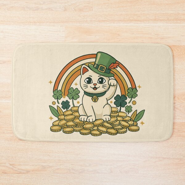 Item preview, Retro Pot of Gold & Rainbow – Lucky St Patrick’s Design designed and sold by Xatutik.art.