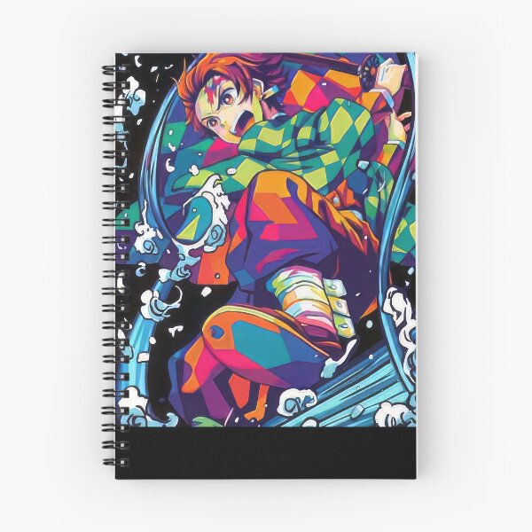 Item preview, Tanjiro Kamado Kimetsu no Yaiba Pop Art designed and sold by sandrahofer-art.