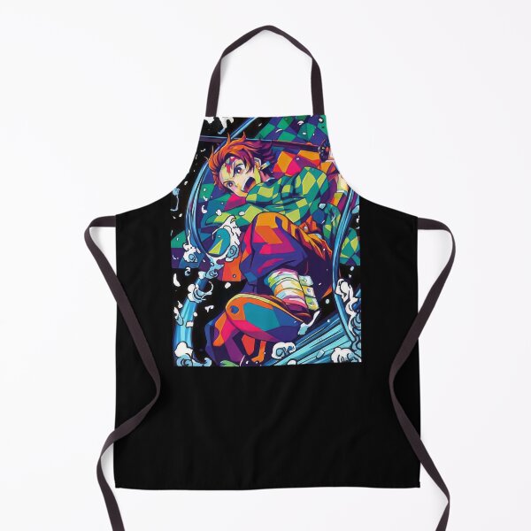 Item preview, Tanjiro Kamado Kimetsu no Yaiba Pop Art designed and sold by sandrahofer-art.