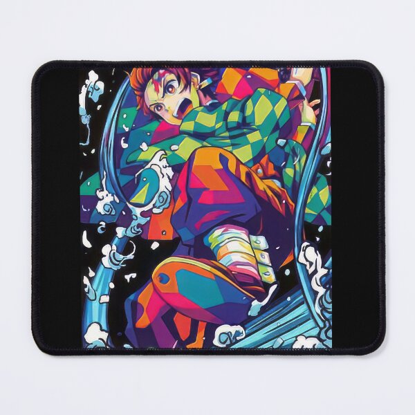 Item preview, Tanjiro Kamado Kimetsu no Yaiba Pop Art designed and sold by sandrahofer-art.