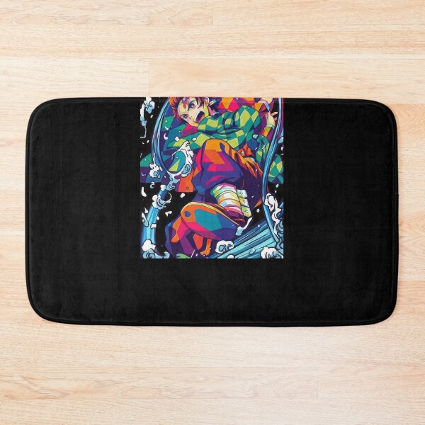 Item preview, Tanjiro Kamado Kimetsu no Yaiba Pop Art designed and sold by sandrahofer-art.