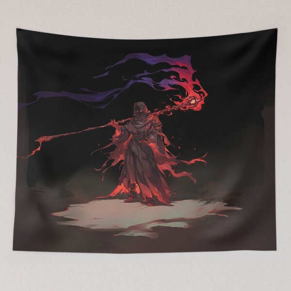 Item preview, Shadow Warlock With Arcane Staff designed and sold by Christian Weiss.