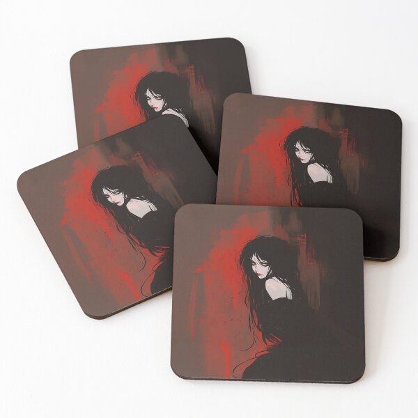 Item preview, Dark Gothic Woman In Crimson Light designed and sold by Christian Weiss.