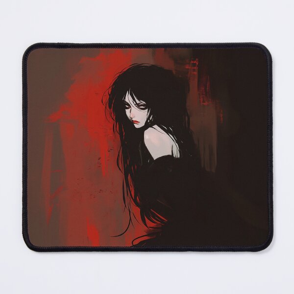 Item preview, Dark Gothic Woman In Crimson Light designed and sold by Christian Weiss.