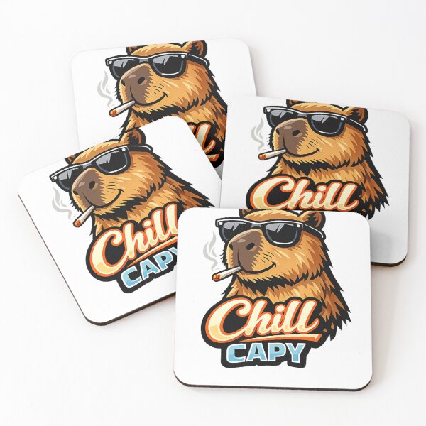 Item preview, chill capy designed and sold by MoosElkPL.