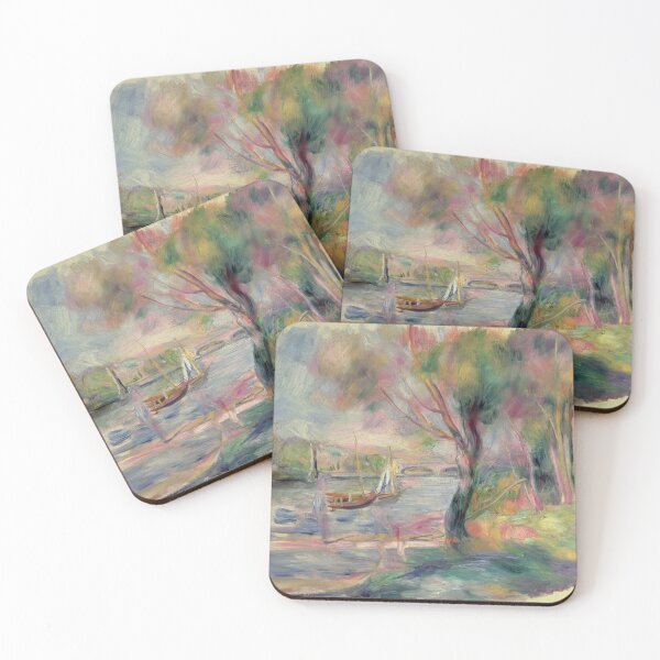 Item preview, The Seine at Argenteuil by Pierre-Auguste Renoir: Dreamy Impressionist Riverscape designed and sold by artofuniverse.
