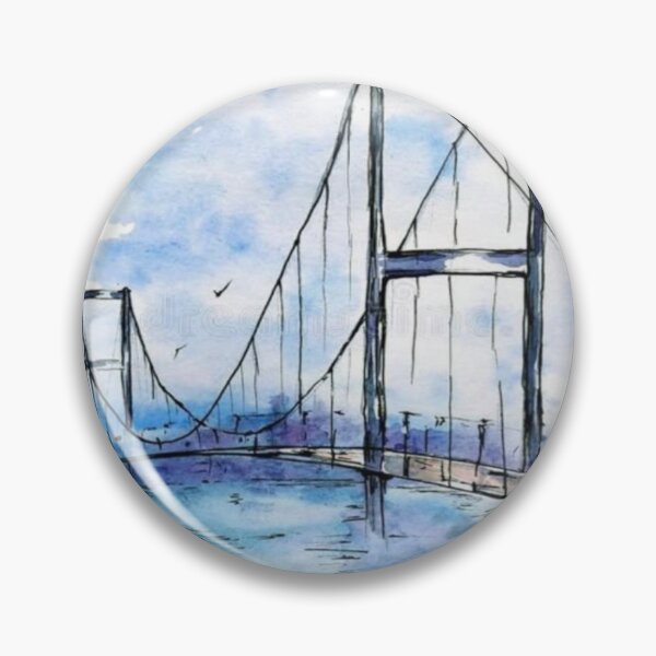 Item preview, Handrawn of bosphorus bridge drawing  designed and sold by NivyasArtistry.