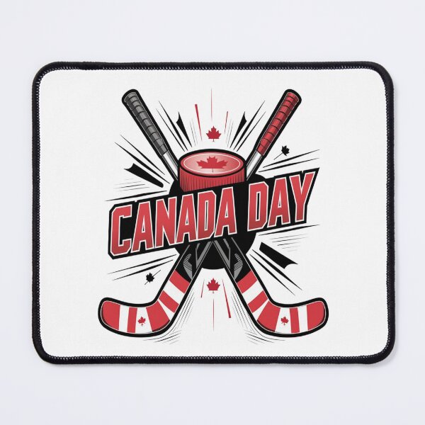 Item preview, Canada Day Hockey – Canadian Flag Hockey Sticks Patriotic Canada Ice Hockey Design designed and sold by Globalcitytees.