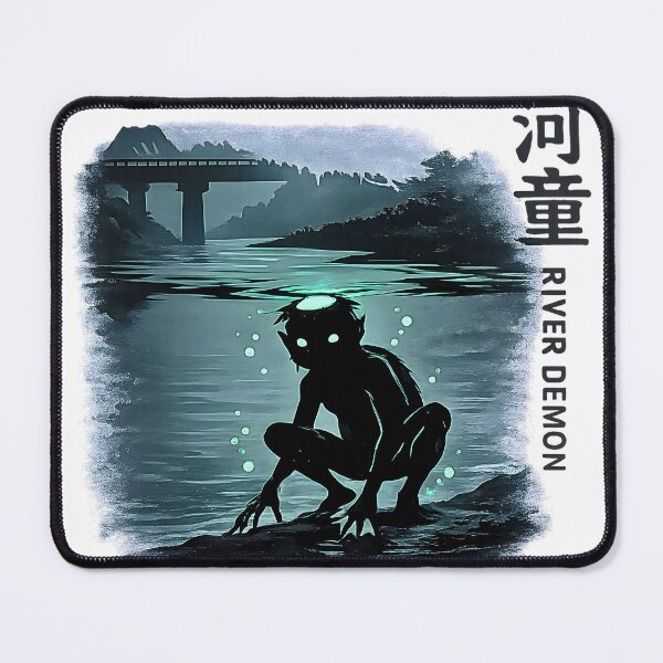 Item preview, Kappa River Demon – Japanese Yokai Folklore Illustration designed and sold by kaxymax.
