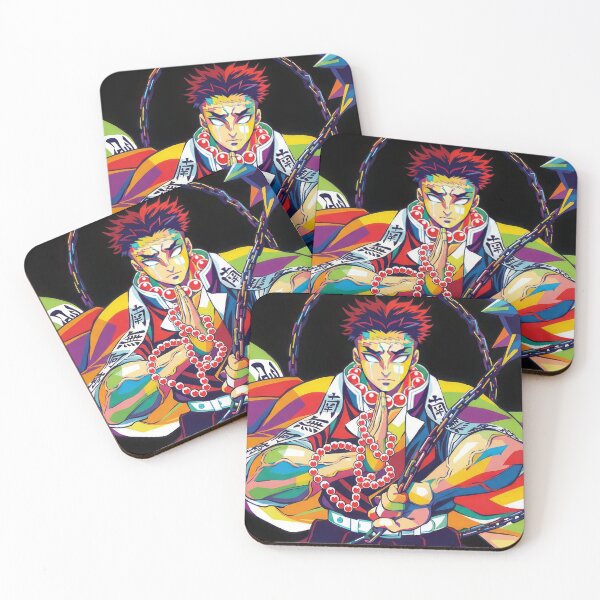 Item preview, Demon Slayer Gyomei Himejima Pop Art designed and sold by sandrahofer-art.
