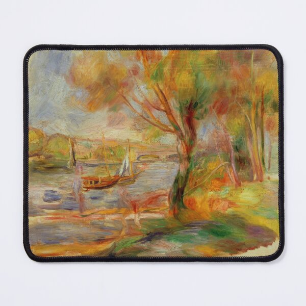 Item preview, The Seine at Argenteuil by Pierre-Auguste Renoir: Impressionist River Scene designed and sold by artofuniverse.