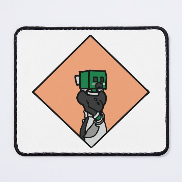 Item preview, Blocky Green Pixel Monster With Knife Graphic designed and sold by Emberglowo.