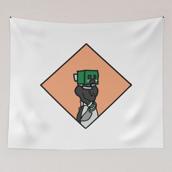 Item preview, Blocky Green Pixel Monster With Knife Graphic designed and sold by Emberglowo.