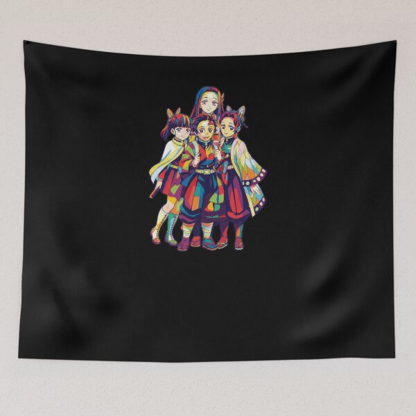 Item preview, Tanjiro Nezuko Shinbou Kocho and Kanao designed and sold by sandrahofer-art.