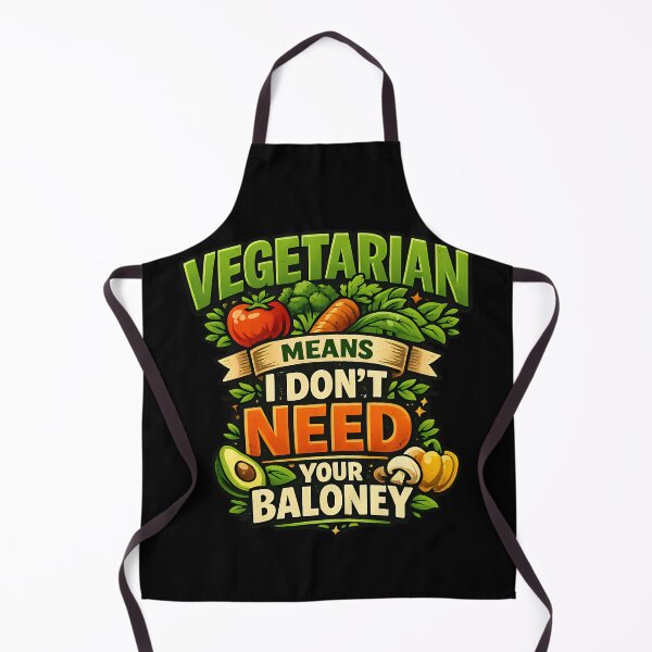 Item preview, Vegetarian Means I Dont Need Your Bologna Funny Vegetarian Humor Variant designed and sold by TeeTimeTreasure.