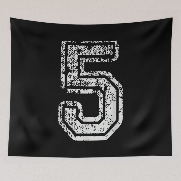 Item preview, Team Jersey Uniforms Number 5 Five School Sports Birthdays designed and sold by KatherynSGardne.