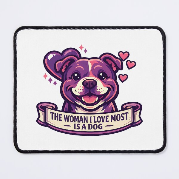 Item preview, The Woman I Love Most Is A Dog designed and sold by BestFriendTees.