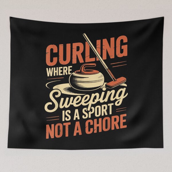 Item preview, Sweeping is A Sport Ice Sweeping Rock Stone Sliding Curling designed and sold by KatherynSGardne.
