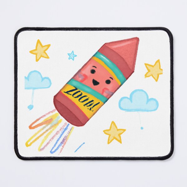 Item preview, Cute Zoom Rocket Cartoon designed and sold by Velvet-motive.