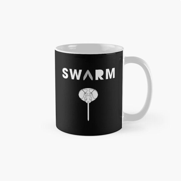 Item preview, Head Of Mos'Kitoh With Swarm Logo In White designed and sold by MrsRicarSchoen.