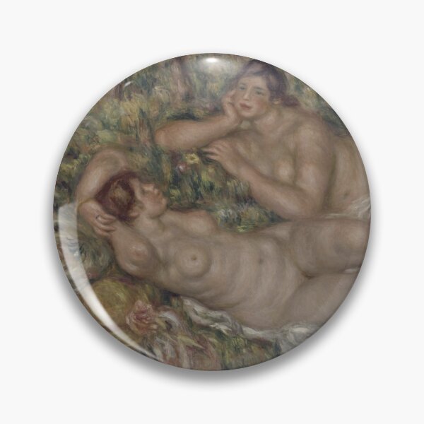 Item preview, The Bathers by Pierre-Auguste Renoir: Impressionist Nude Art Print designed and sold by artofuniverse.