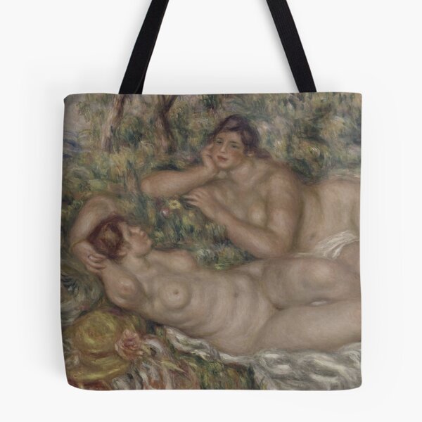 Item preview, The Bathers by Pierre-Auguste Renoir: Impressionist Nude Art Print designed and sold by artofuniverse.