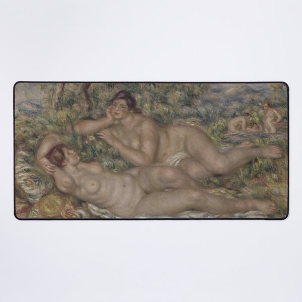 Item preview, The Bathers by Pierre-Auguste Renoir: Impressionist Nude Art Print designed and sold by artofuniverse.