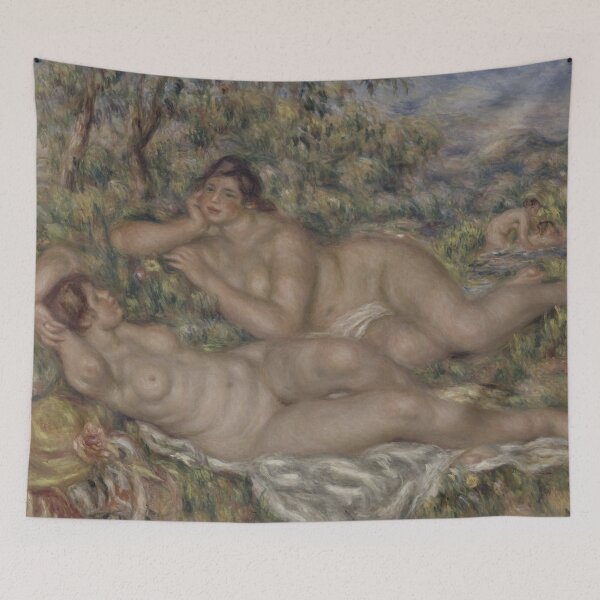 Item preview, The Bathers by Pierre-Auguste Renoir: Impressionist Nude Art Print designed and sold by artofuniverse.