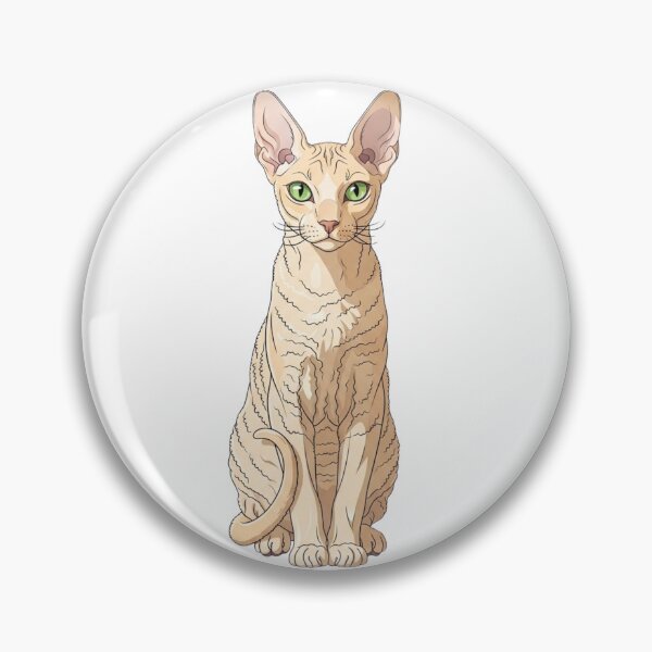 Item preview, Cornish Rex cat designed and sold by saphira-art.