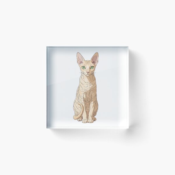 Item preview, Cornish Rex cat designed and sold by saphira-art.