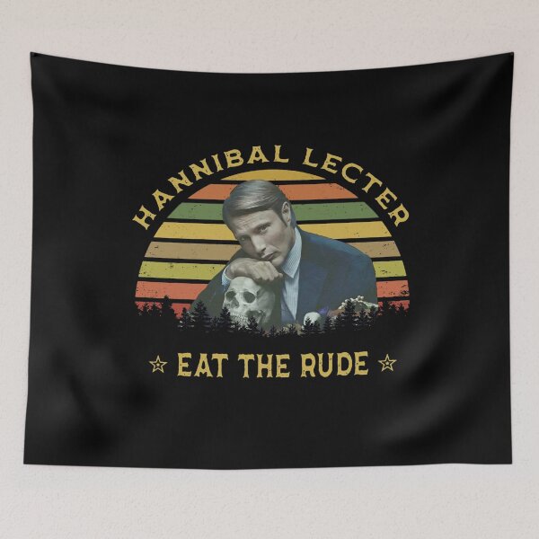 Item preview, Vintage Hannibal Lecter Eat The Rude  designed and sold by JacquelinePerki.