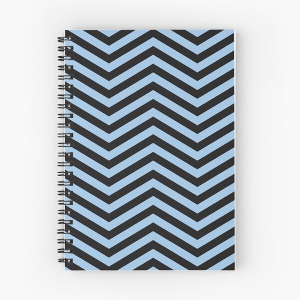 Item preview, Black And Baby Blue Chevron Zigzag Pattern designed and sold by pattern-archive.