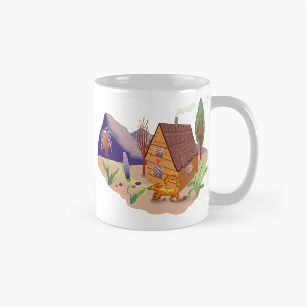 Item preview, Cozy Magic House & Golden Fox - Home is a Feeling Illustration designed and sold by FaliushART.