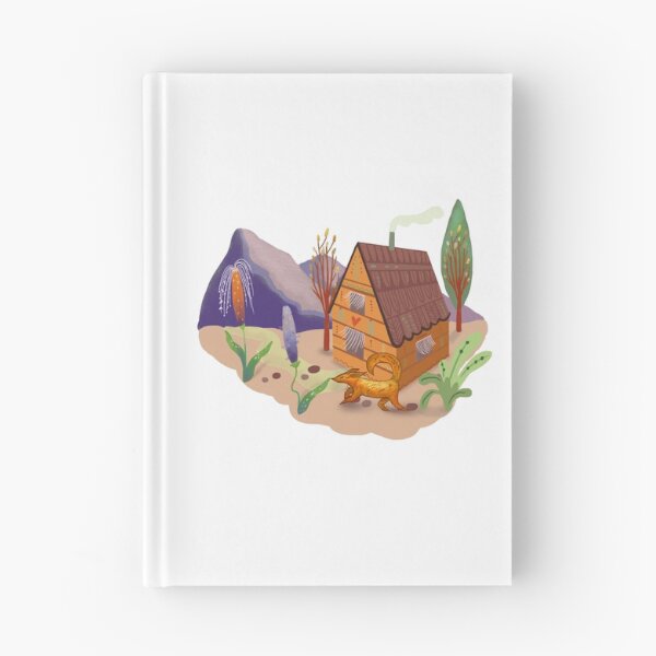 Item preview, Cozy Magic House & Golden Fox - Home is a Feeling Illustration designed and sold by FaliushART.