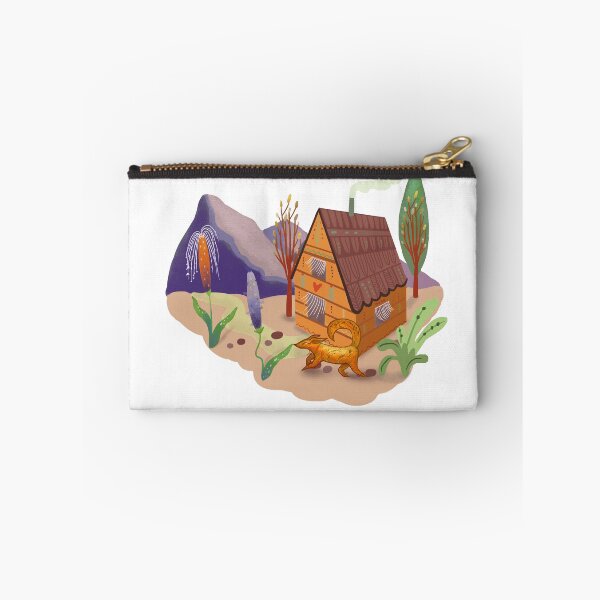 Item preview, Cozy Magic House & Golden Fox - Home is a Feeling Illustration designed and sold by FaliushART.