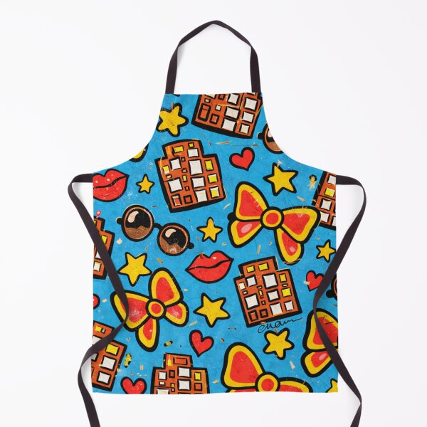 Artikelvorschau, Retro Pop City Pattern entworfen und verkauft von EvaArtHome.