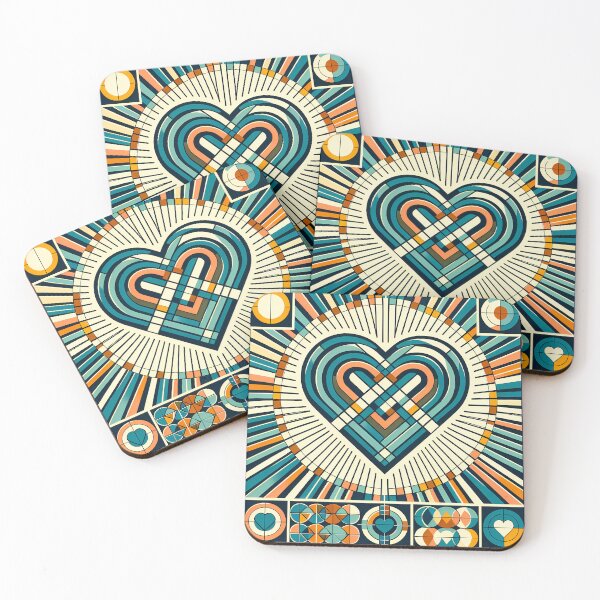 Item preview, Geometric Heart Radiance designed and sold by InkSmithery.
