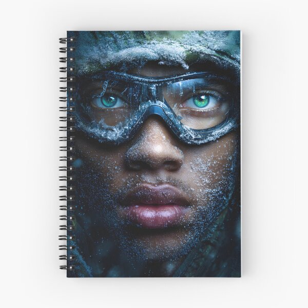 Item preview, Frozen Gaze a Winter Soldier's Expression designed and sold by Artessie.