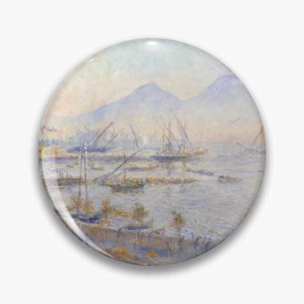 Item preview, The Bay of Naples by Pierre-Auguste Renoir: Impressionist Coastal Fine Art Print designed and sold by artofuniverse.
