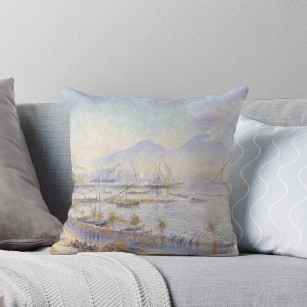 Item preview, The Bay of Naples by Pierre-Auguste Renoir: Impressionist Coastal Fine Art Print designed and sold by artofuniverse.