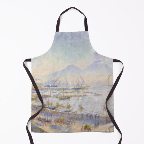 Artikelvorschau, Die Bucht von Neapel von Pierre-Auguste Renoir: Impressionistischer Küstenkunstdruck entworfen und verkauft von artofuniverse.