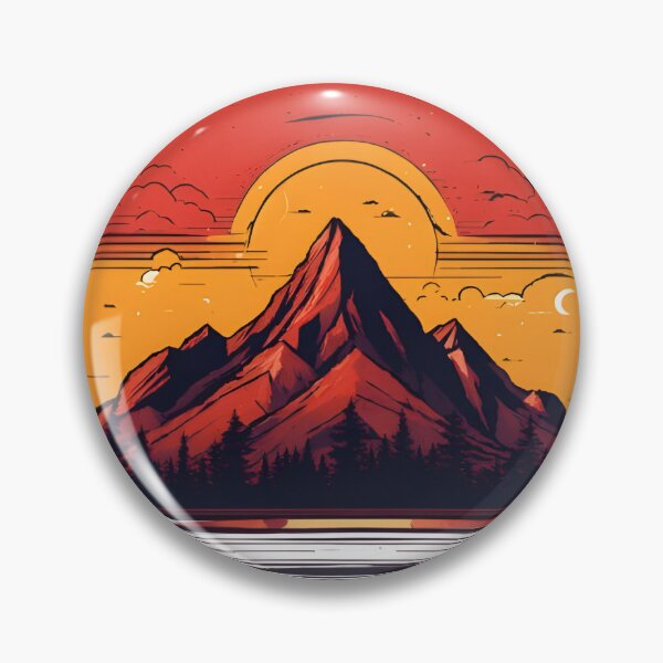 Item preview, Mountain minimaliste design for t-shirt designed and sold by MA1968.