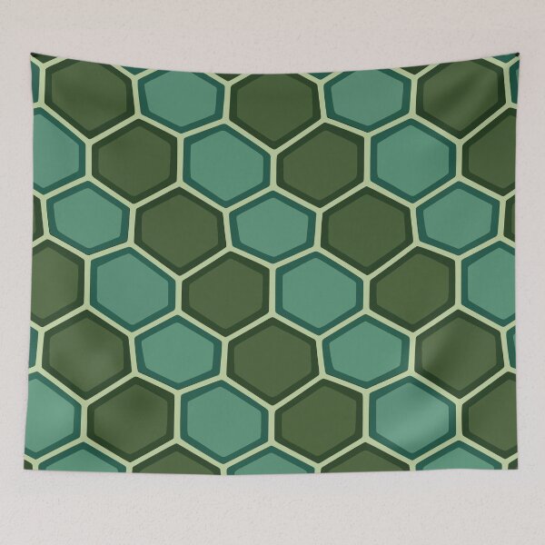 Item preview, Green Sea Turtle Shell Mosaic Pattern designed and sold by WildlifeInc.