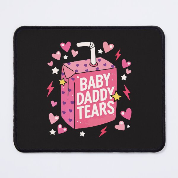 Item preview, Funny Baby Daddy Tears Pink Juice Box Humor Sarcastic Quote Design designed and sold by kiralynstration.
